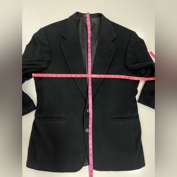 100% Cashmere Jacket black size 42R - Picture 3 of 10